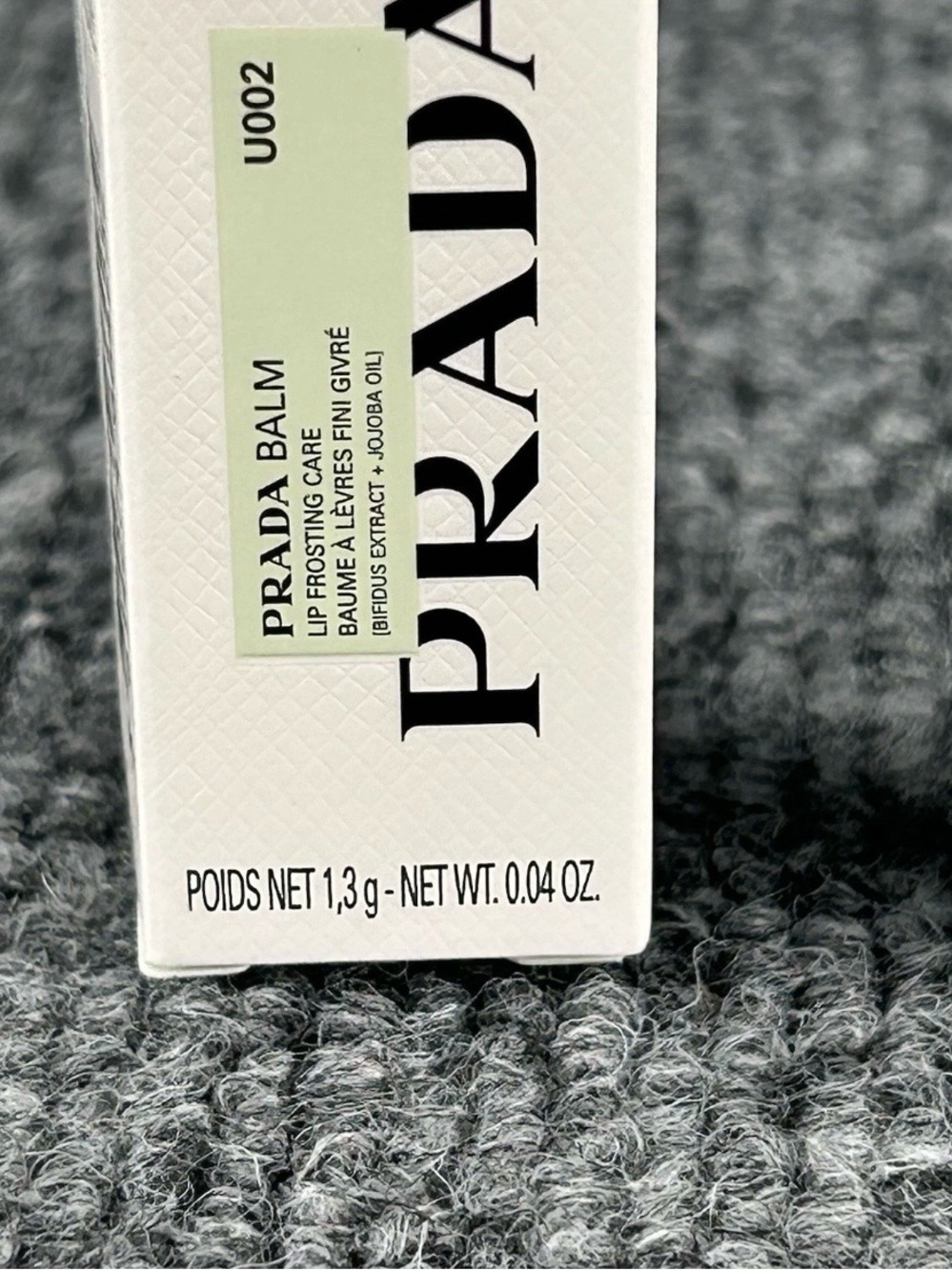 Prada Lip Balm Banana Yellow 0.04 Oz Travel MINI Lip Frosting Care NIB Sheer - Picture 2 of 5